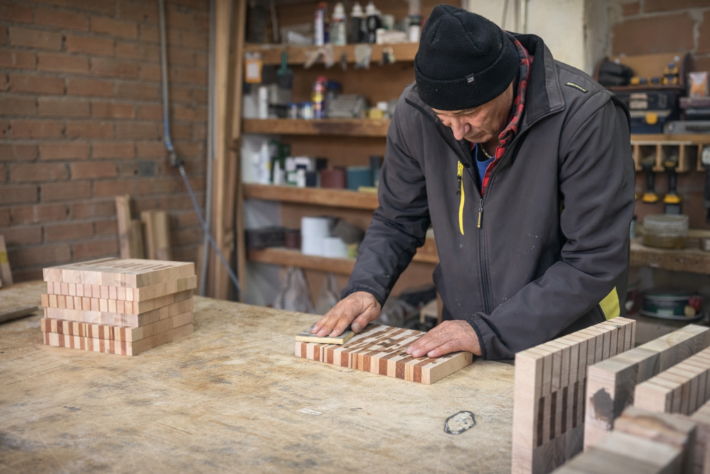 Jesús, el artesano detrás de cada tabla de cocina